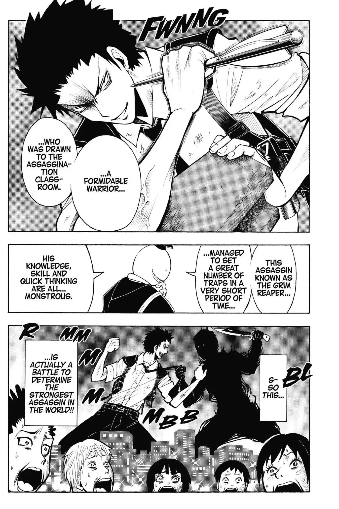 Ansatsu Kyoushitsu Chapter 106 page 17 - Chapter 106: Vol.12 CLASS 106: Time for the Grim Reaper-6th Period