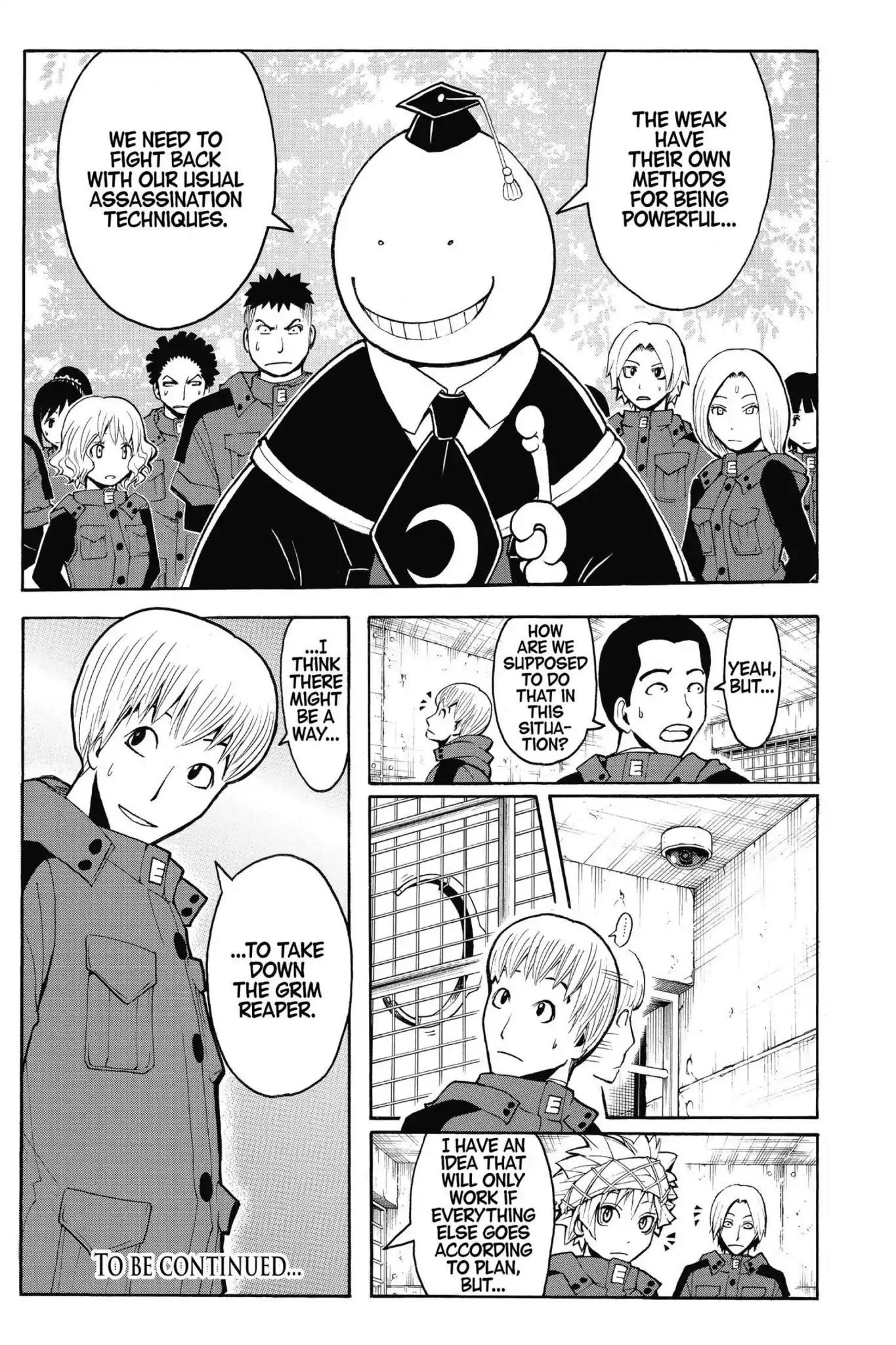 Ansatsu Kyoushitsu Chapter 106 page 19 - Chapter 106: Vol.12 CLASS 106: Time for the Grim Reaper-6th Period