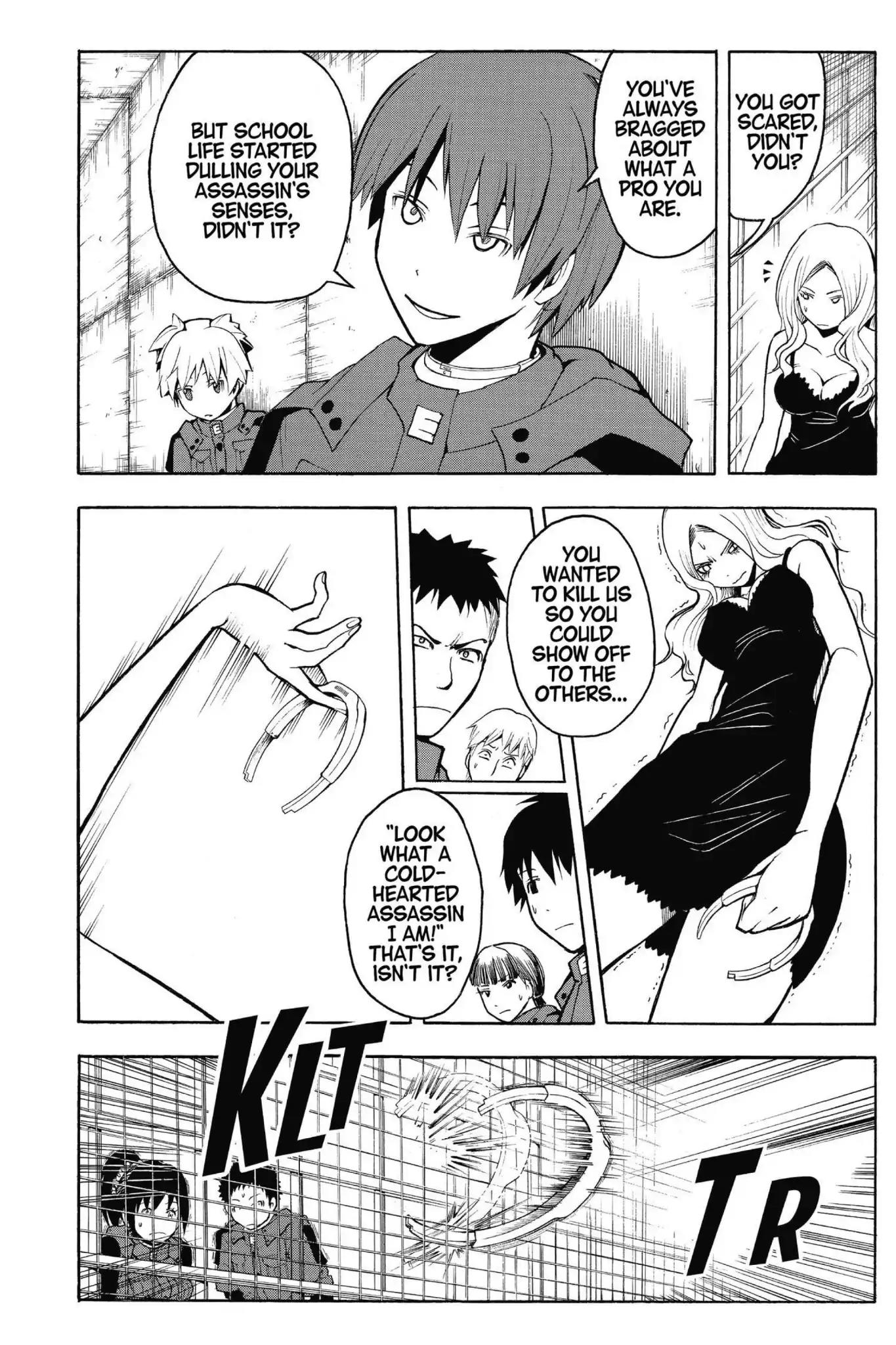 Ansatsu Kyoushitsu Chapter 106 page 4 - Chapter 106: Vol.12 CLASS 106: Time for the Grim Reaper-6th Period