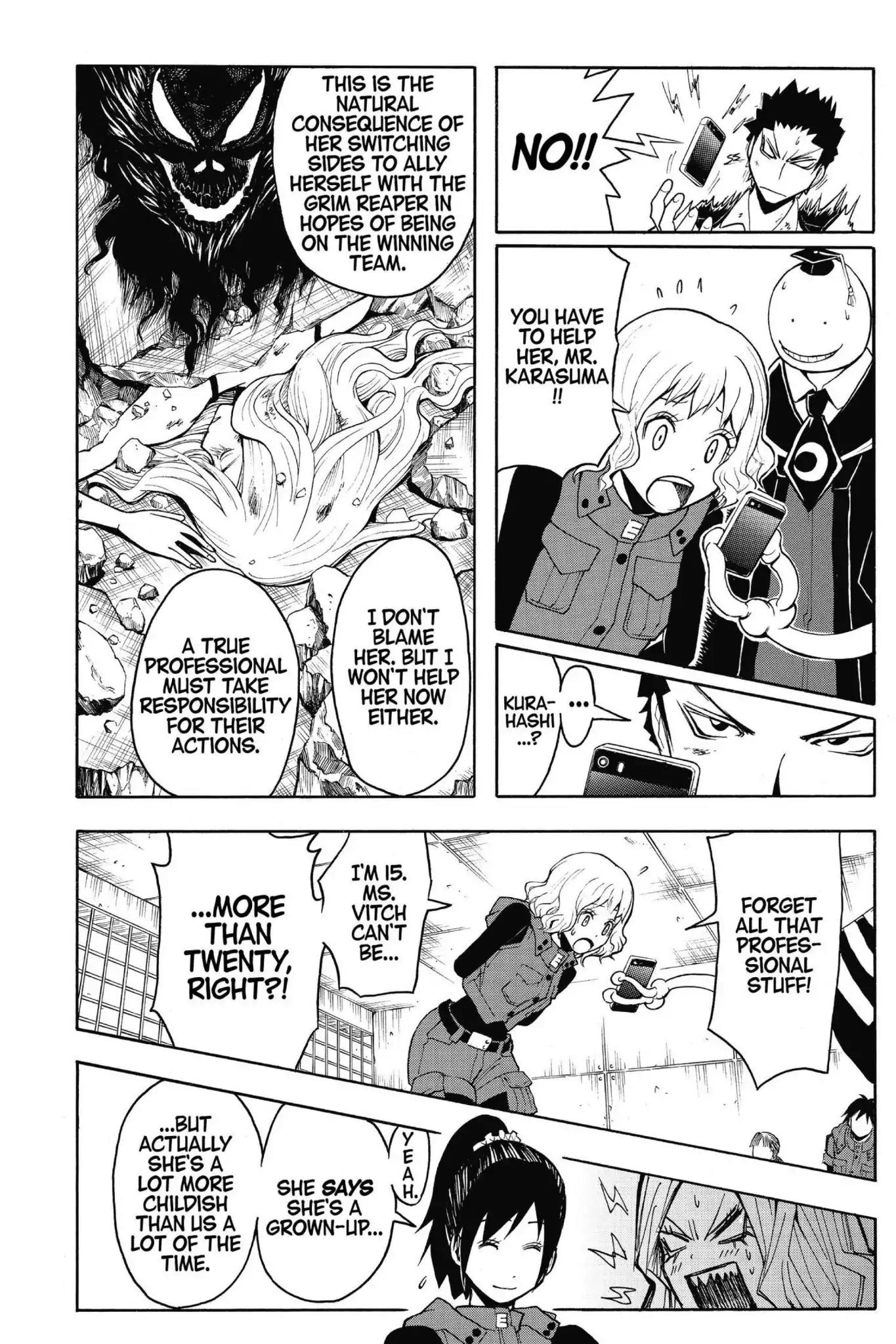 Ansatsu Kyoushitsu Chapter 107 page 16 - Chapter 107: Vol.13 CLASS 107: Time for the Grim Reaper-7th Period