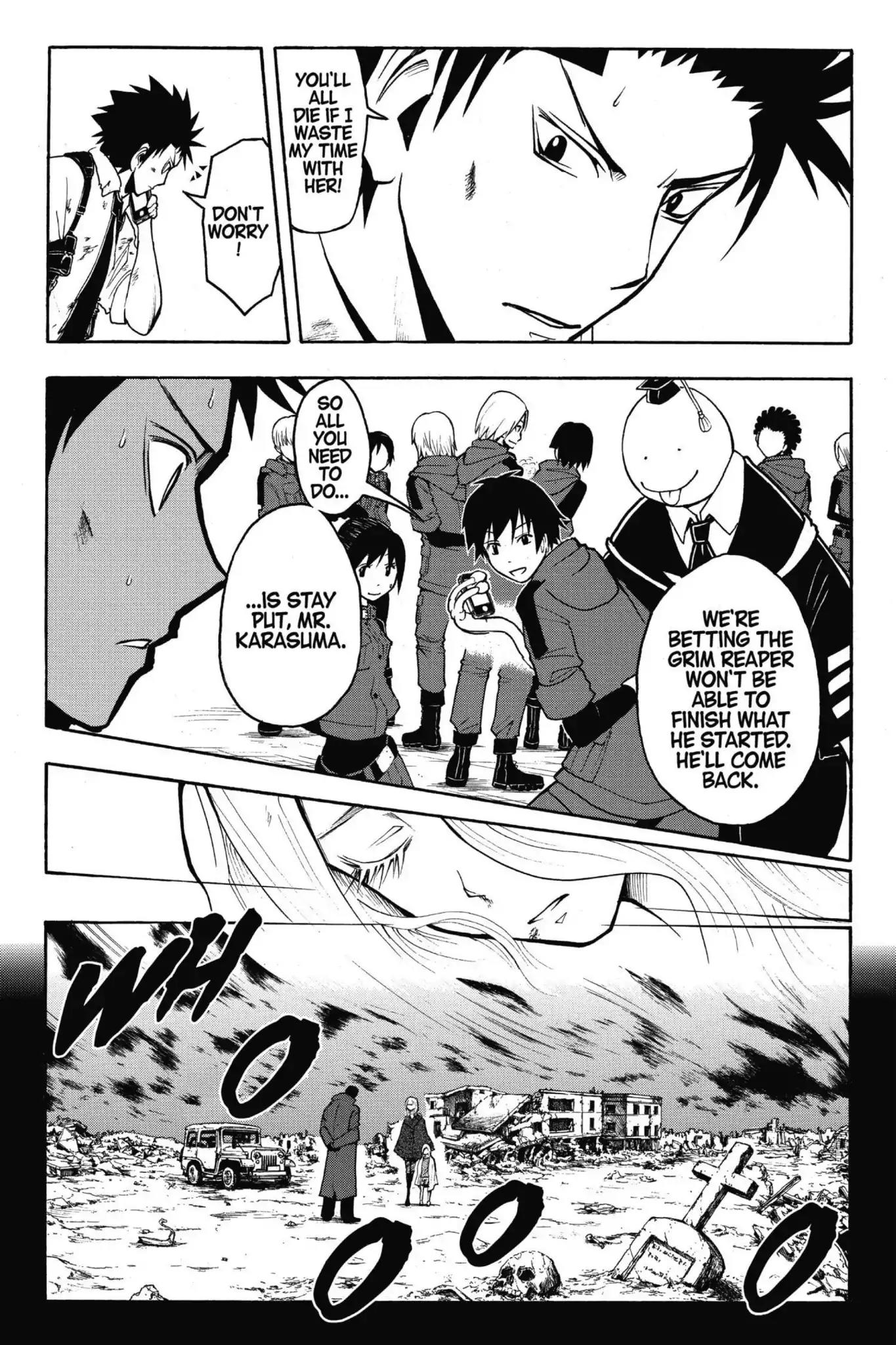 Ansatsu Kyoushitsu Chapter 107 page 18 - Chapter 107: Vol.13 CLASS 107: Time for the Grim Reaper-7th Period