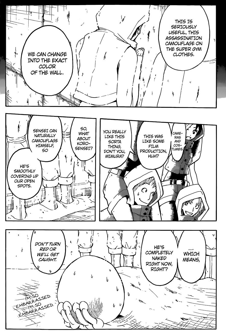 Ansatsu Kyoushitsu Chapter 108 page 9 - Chapter 108 : "God of Death" Time - 8th Hour