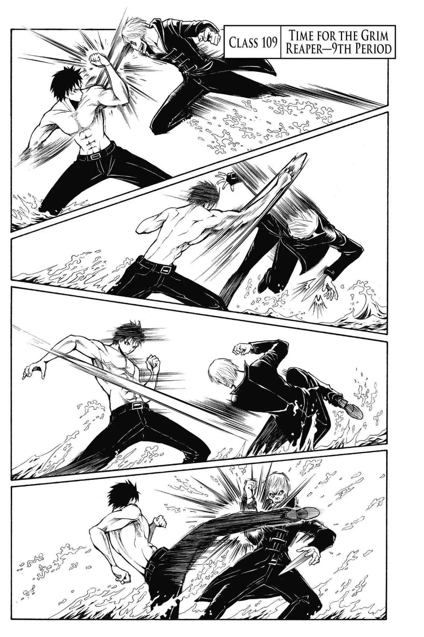 Ansatsu Kyoushitsu Chapter 109 page 1 - Chapter 109: Vol.13 CLASS 109: Time for the Grim Reaper-9th Period