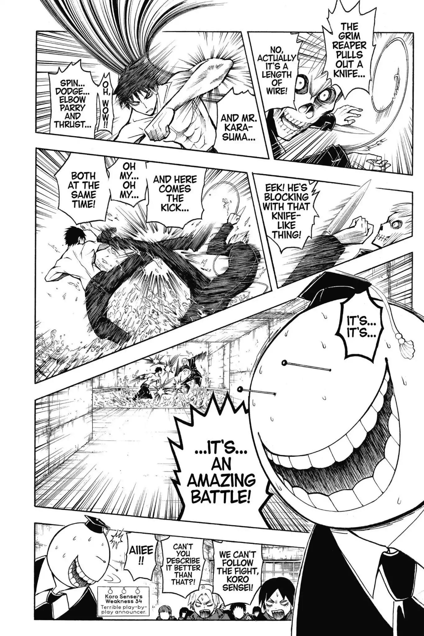 Ansatsu Kyoushitsu Chapter 109 page 2 - Chapter 109: Vol.13 CLASS 109: Time for the Grim Reaper-9th Period
