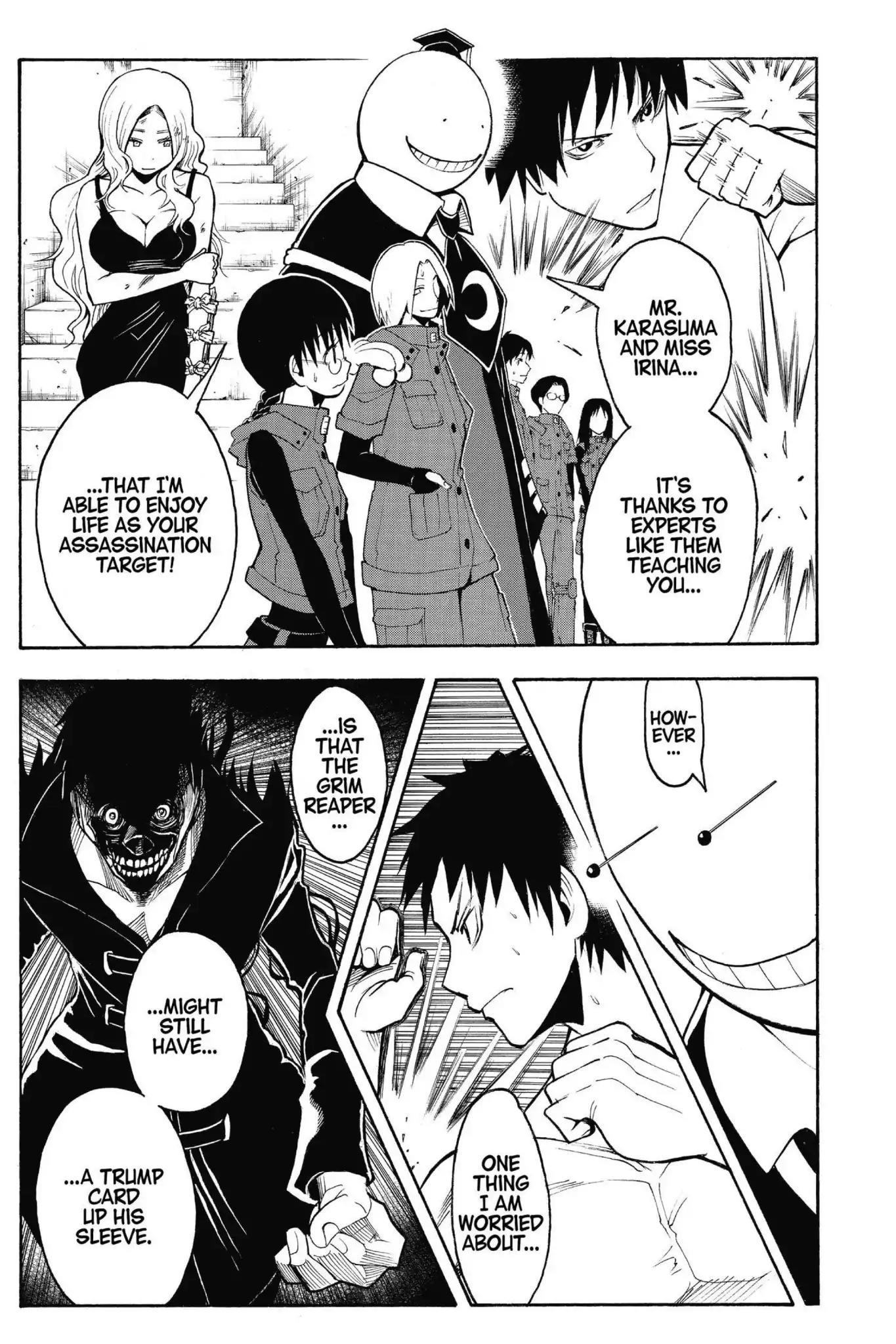 Ansatsu Kyoushitsu Chapter 109 page 5 - Chapter 109: Vol.13 CLASS 109: Time for the Grim Reaper-9th Period