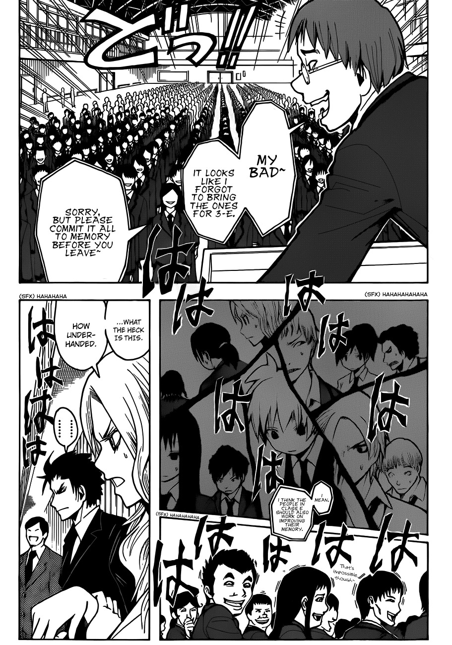 Ansatsu Kyoushitsu Chapter 11 page 12 - Chapter 11 : Assembly Time.