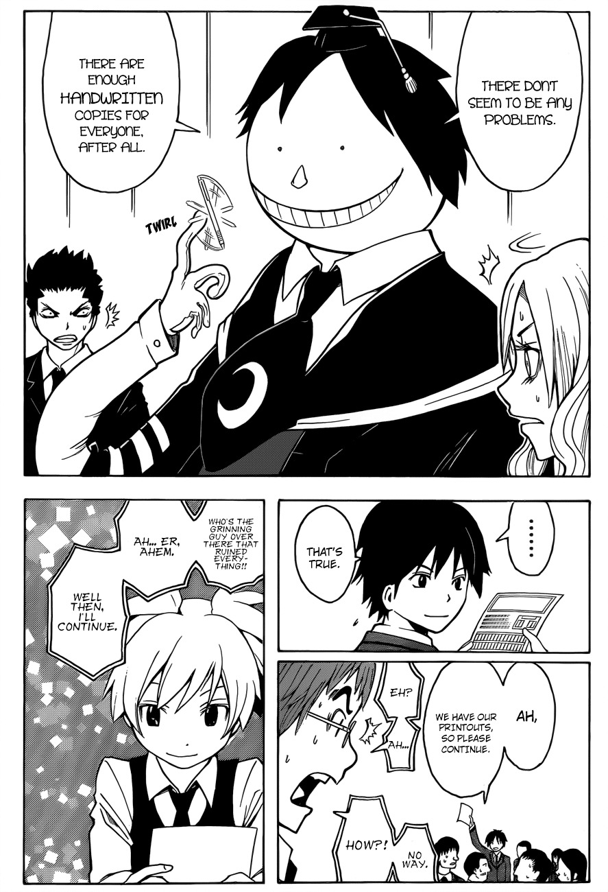 Ansatsu Kyoushitsu Chapter 11 page 14 - Chapter 11 : Assembly Time.