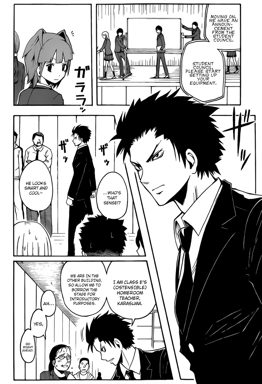 Ansatsu Kyoushitsu Chapter 11 page 7 - Chapter 11 : Assembly Time.