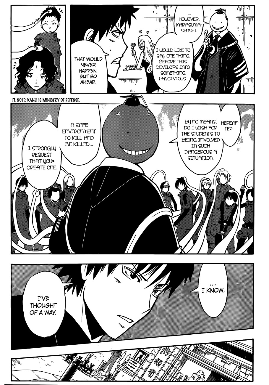 Ansatsu Kyoushitsu Chapter 110 page 12 - Chapter 110 : World Time.