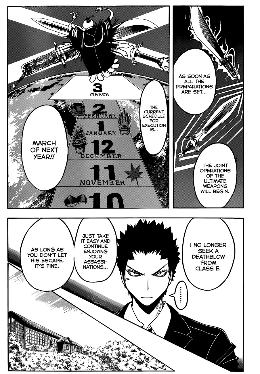 Ansatsu Kyoushitsu Chapter 110 page 16 - Chapter 110 : World Time.