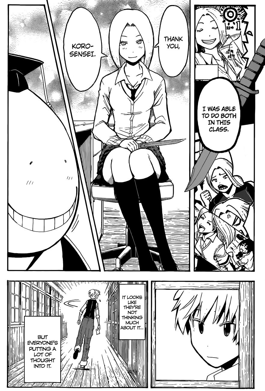 Ansatsu Kyoushitsu Chapter 111 page 15 - Chapter 111 : Career Time