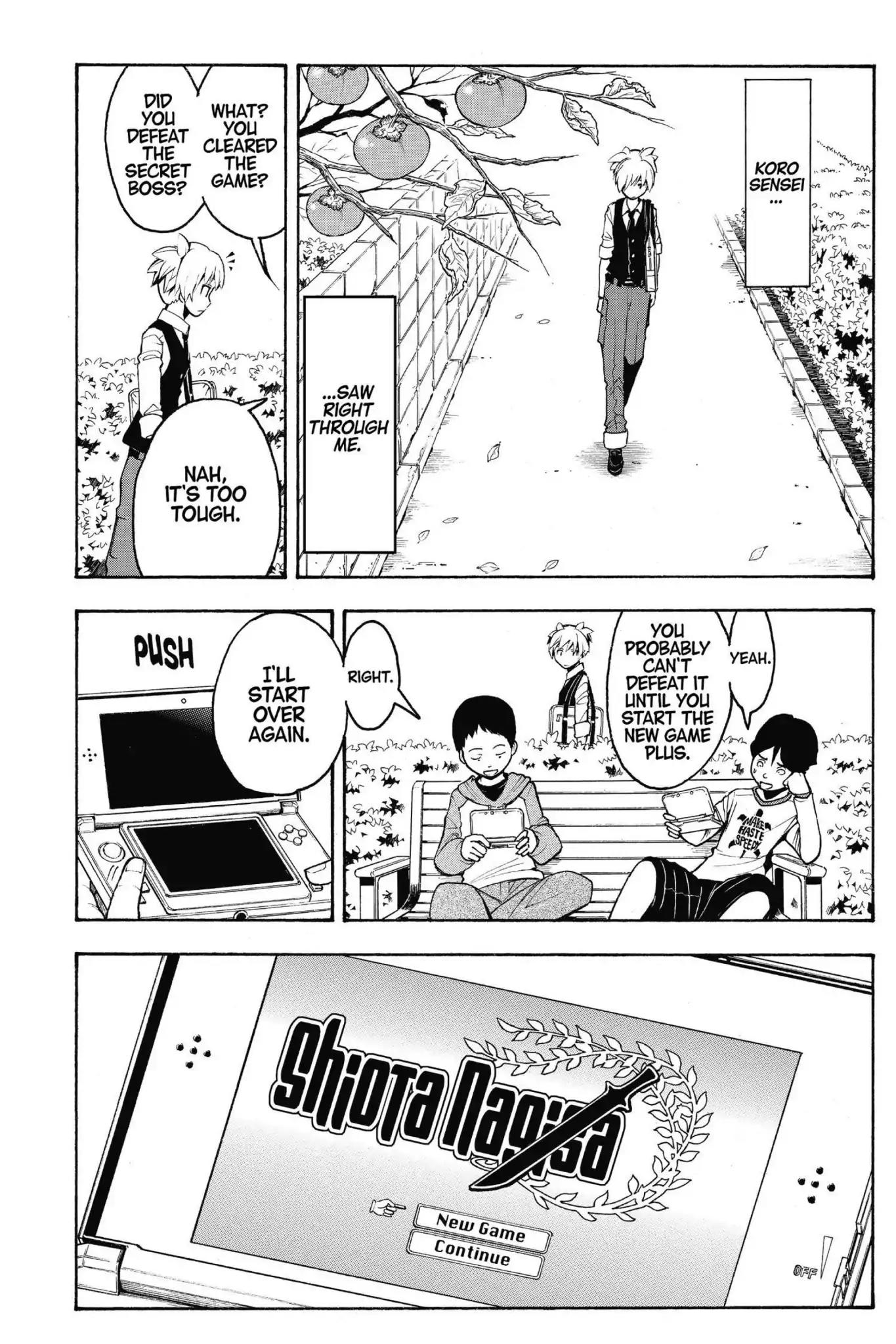 Ansatsu Kyoushitsu Chapter 112 page 10 - Chapter 112: Vol.13 CLASS 112: Time for the New Game Plus Mode