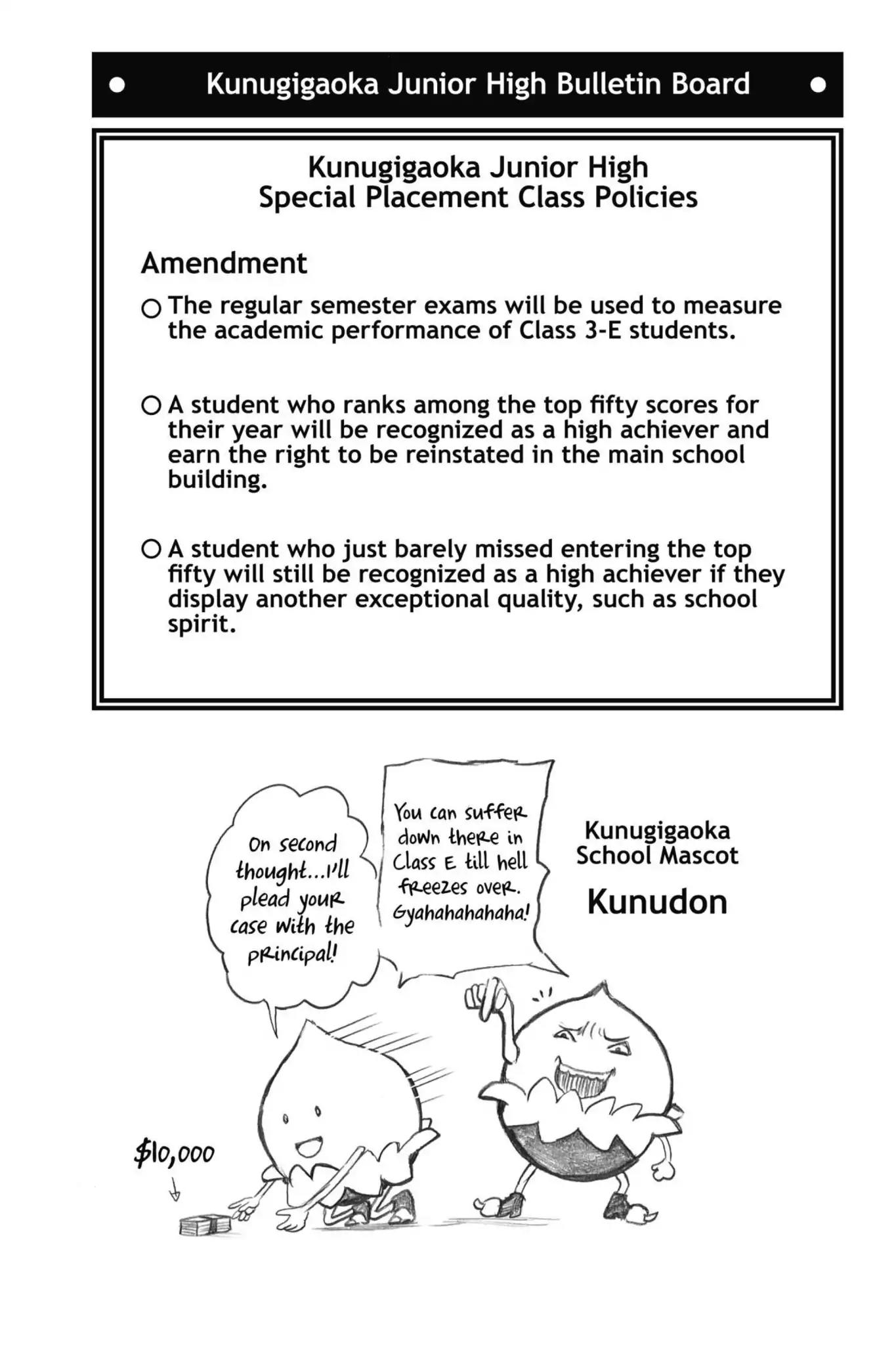 Ansatsu Kyoushitsu Chapter 112 page 22 - Chapter 112: Vol.13 CLASS 112: Time for the New Game Plus Mode