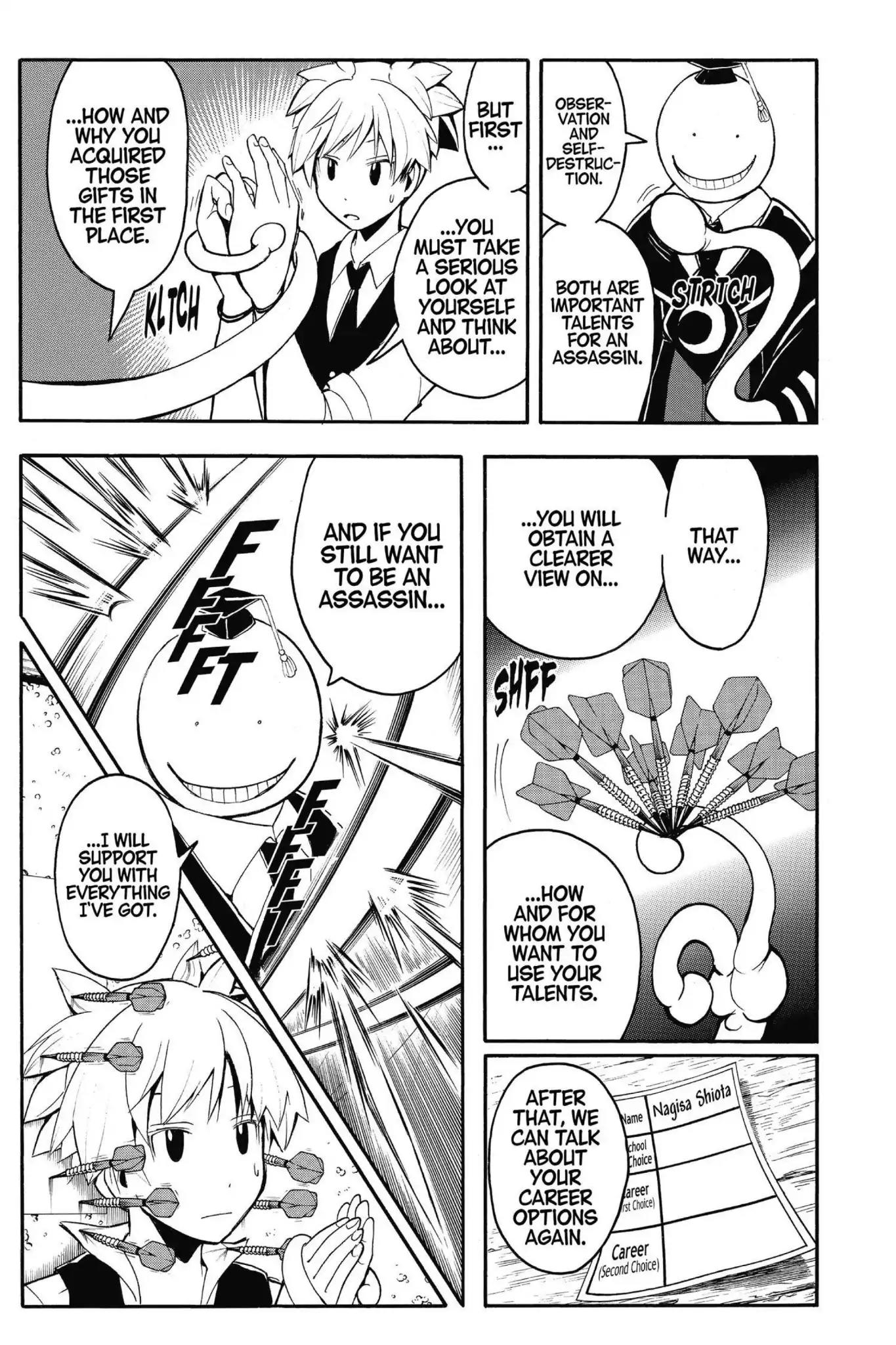 Ansatsu Kyoushitsu Chapter 112 page 9 - Chapter 112: Vol.13 CLASS 112: Time for the New Game Plus Mode