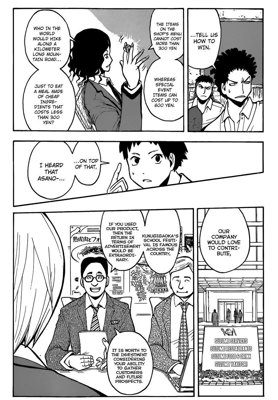 Ansatsu Kyoushitsu Chapter 115 page 11 - Chapter 115 : School Festival Time