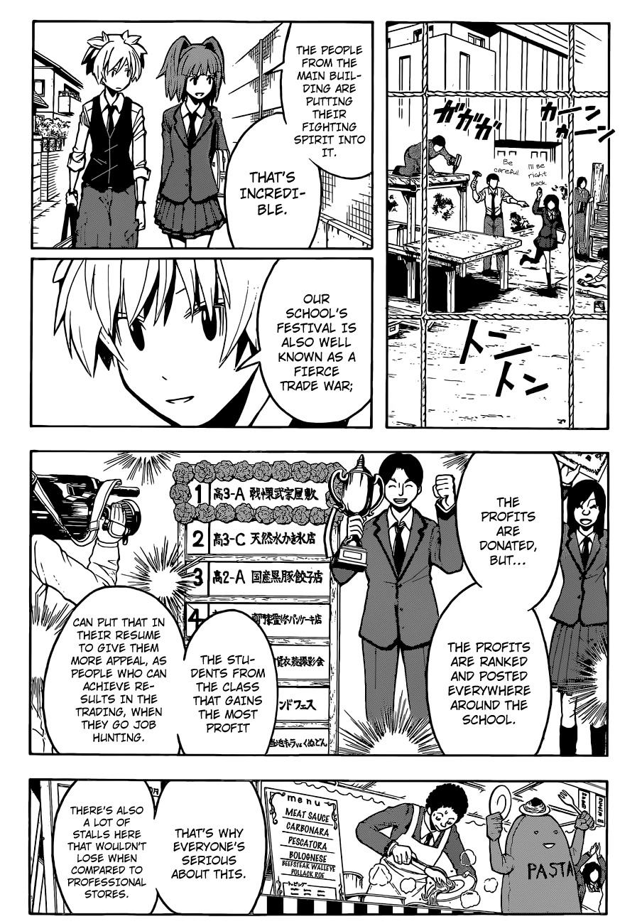 Ansatsu Kyoushitsu Chapter 115 page 6 - Chapter 115 : School Festival Time
