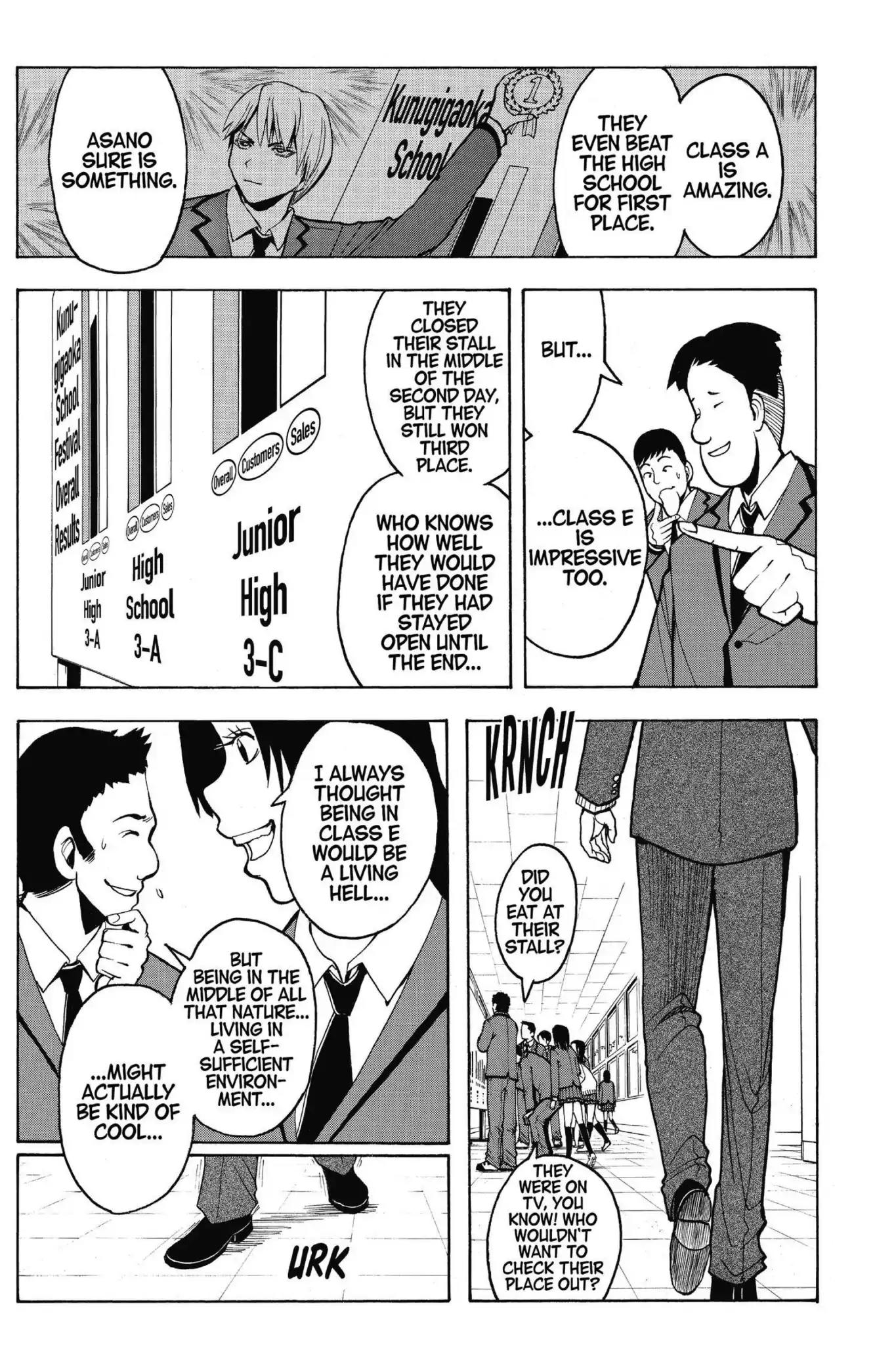 Ansatsu Kyoushitsu Chapter 118 page 11 - Chapter 118: Vol.14 CLASS 118: Time for Fate