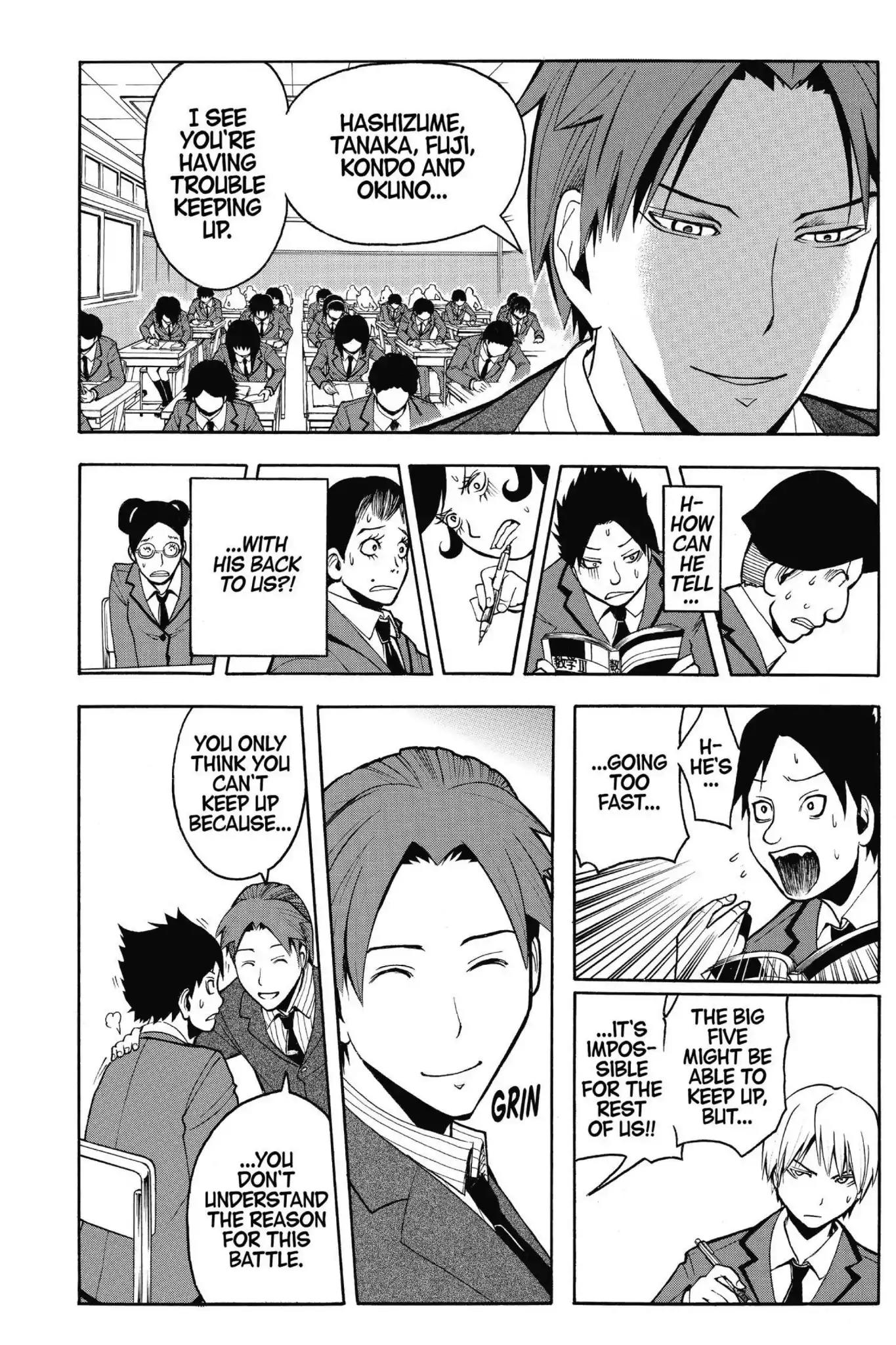 Ansatsu Kyoushitsu Chapter 119 page 14 - Chapter 119: Vol.14 CLASS 119: Time for Final Exams-2nd Period