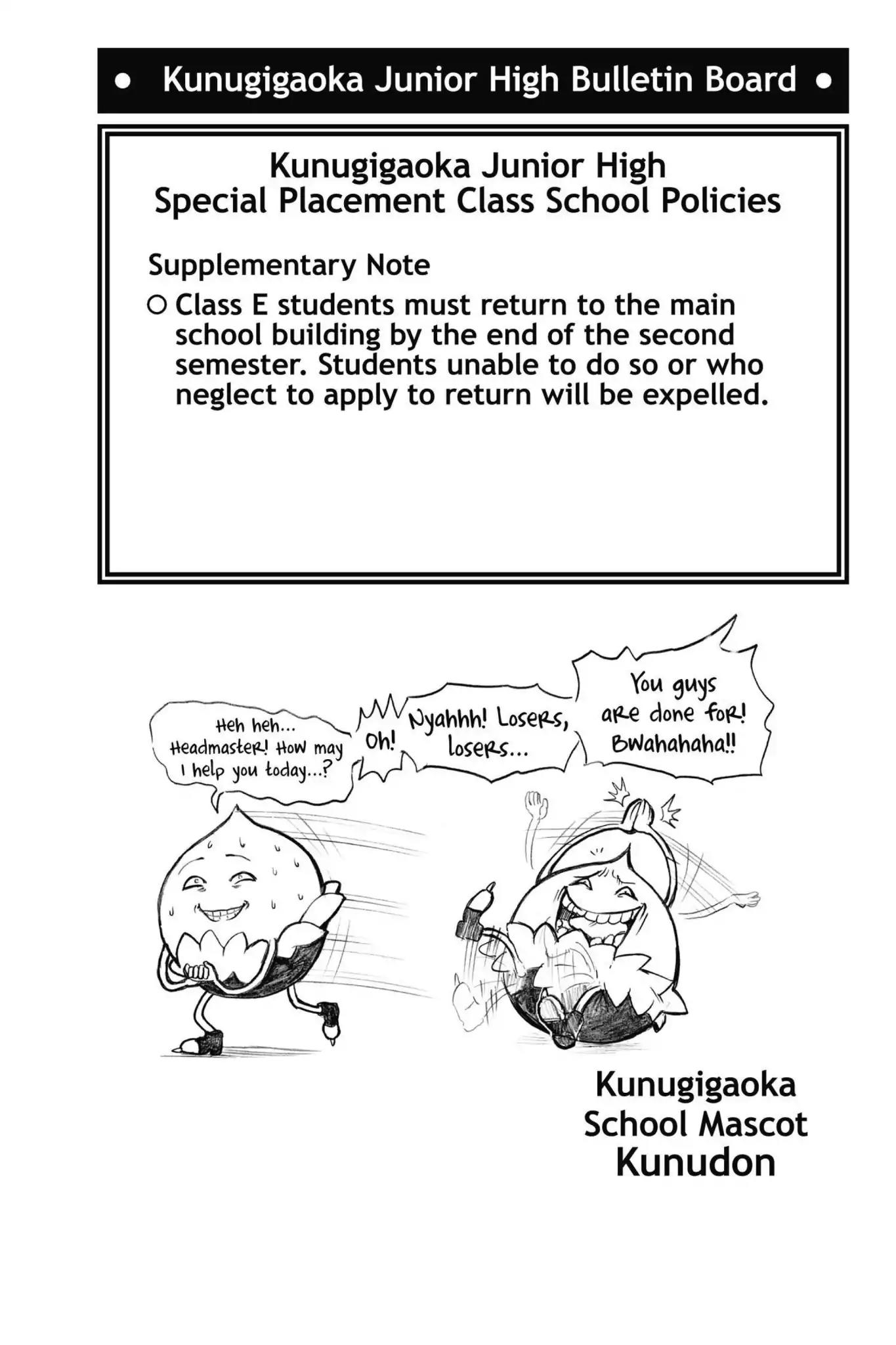 Ansatsu Kyoushitsu Chapter 119 page 2 - Chapter 119: Vol.14 CLASS 119: Time for Final Exams-2nd Period