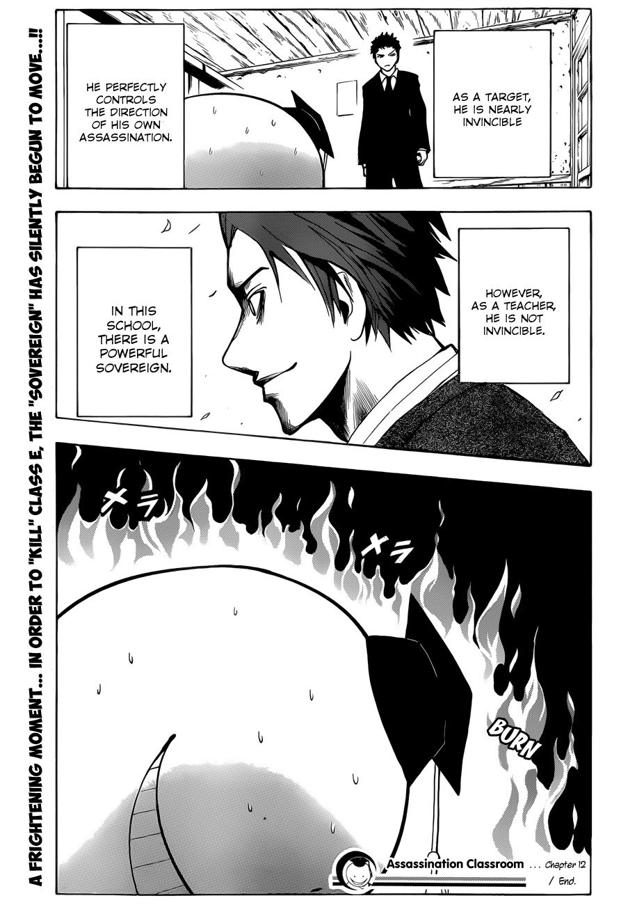 Ansatsu Kyoushitsu Chapter 12 page 20 - Chapter 12 : Sovereign Time.