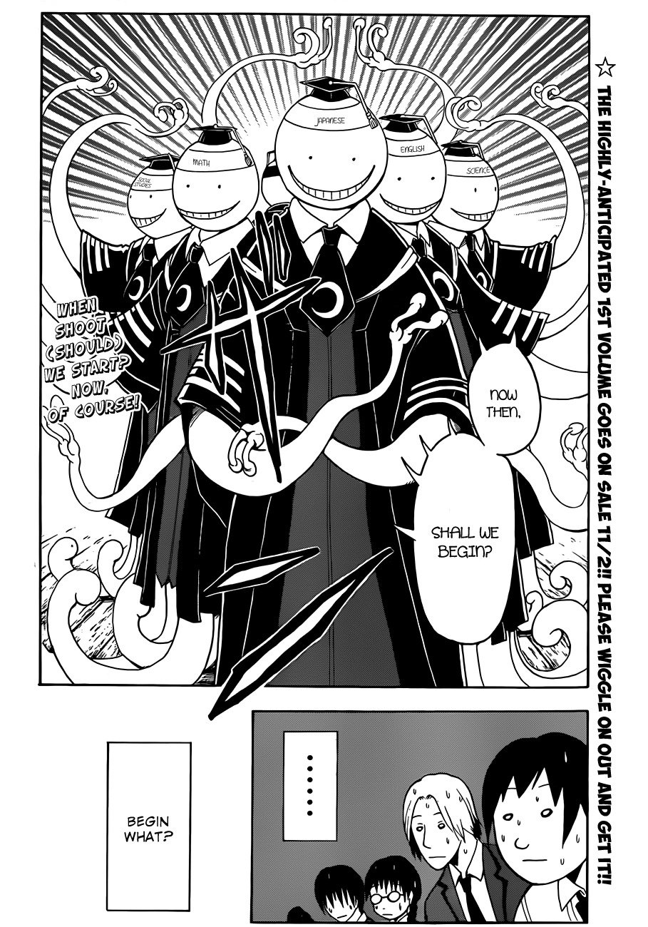 Ansatsu Kyoushitsu Chapter 12 page 3 - Chapter 12 : Sovereign Time.