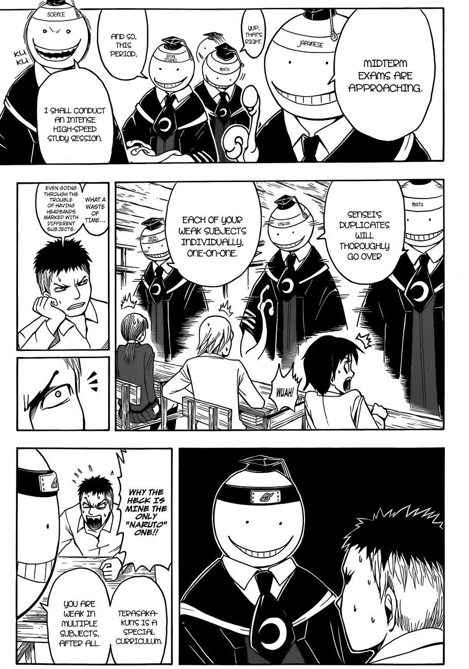 Ansatsu Kyoushitsu Chapter 12 page 4 - Chapter 12 : Sovereign Time.