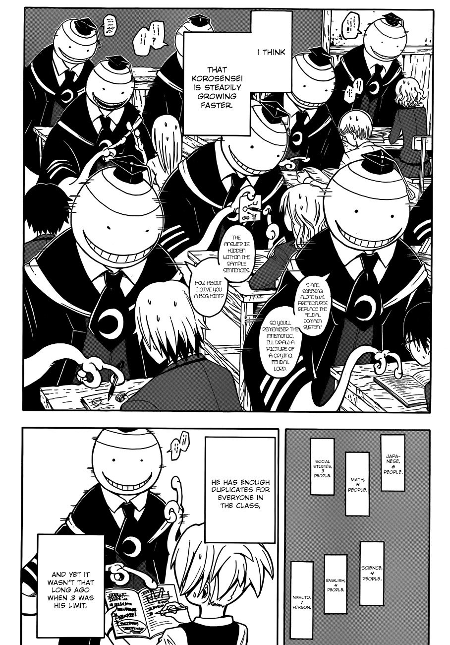 Ansatsu Kyoushitsu Chapter 12 page 5 - Chapter 12 : Sovereign Time.
