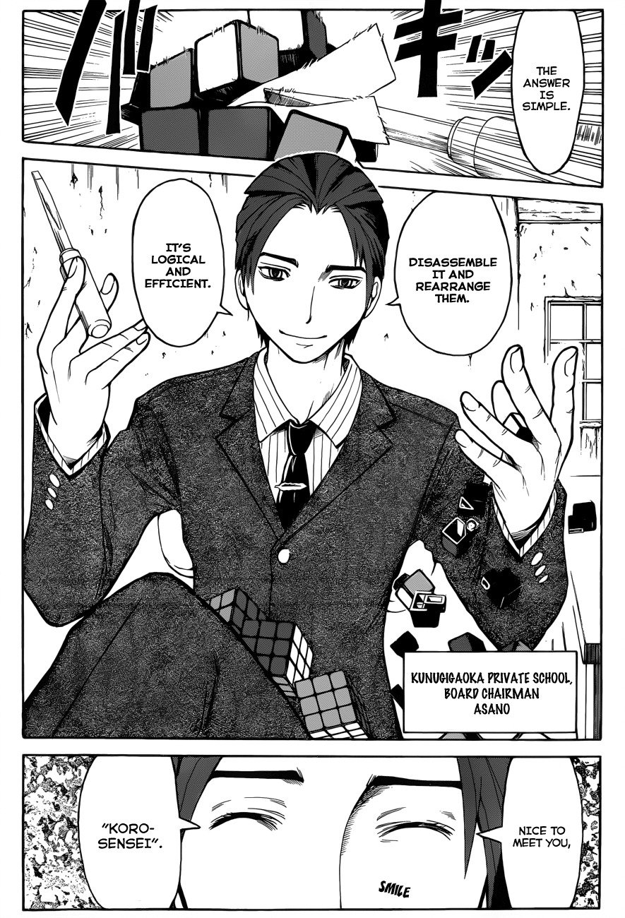 Ansatsu Kyoushitsu Chapter 12 page 9 - Chapter 12 : Sovereign Time.