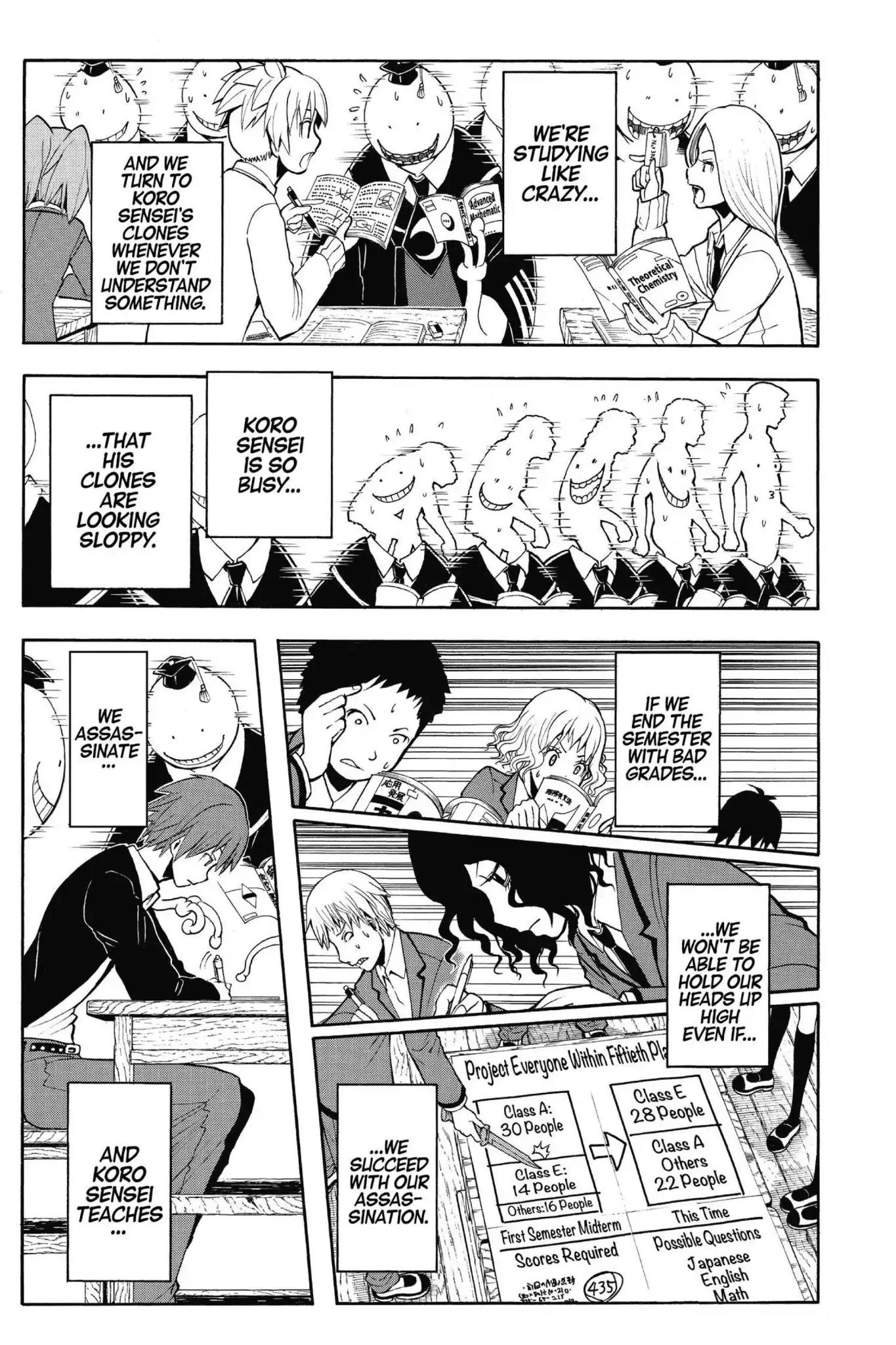 Ansatsu Kyoushitsu Chapter 120 page 15 - Chapter 120: Vol.14 CLASS 120: Time for Bloodlust