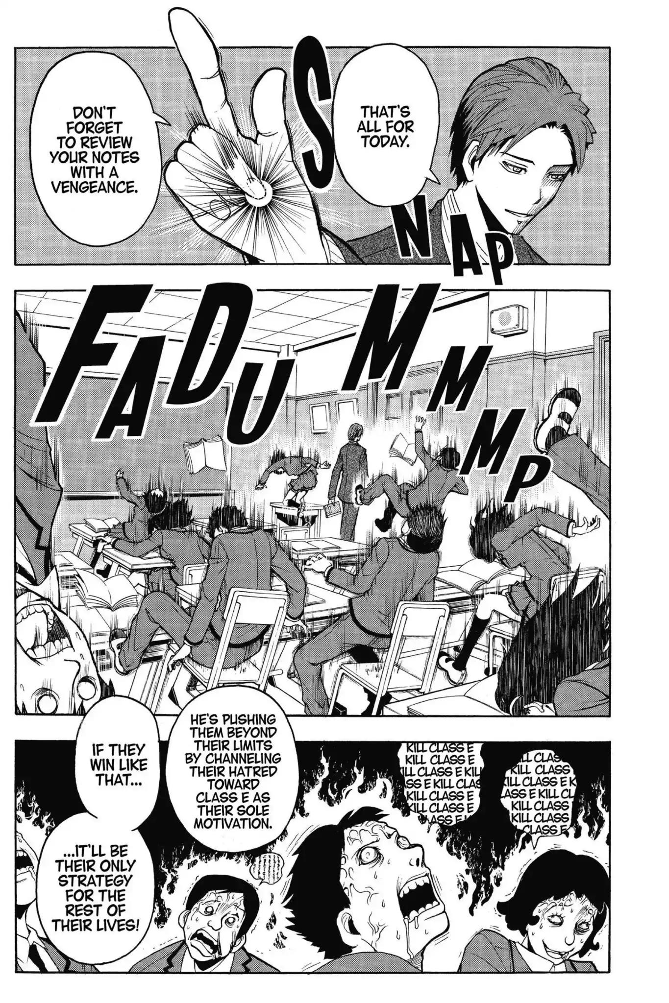 Ansatsu Kyoushitsu Chapter 120 page 5 - Chapter 120: Vol.14 CLASS 120: Time for Bloodlust