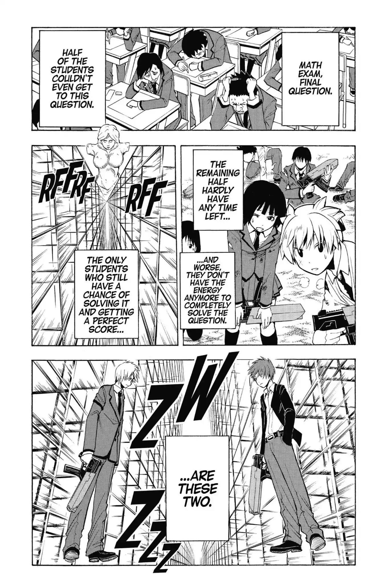 Ansatsu Kyoushitsu Chapter 122 page 4 - Chapter 122: Vol.14 CLASS 122: Time Squared