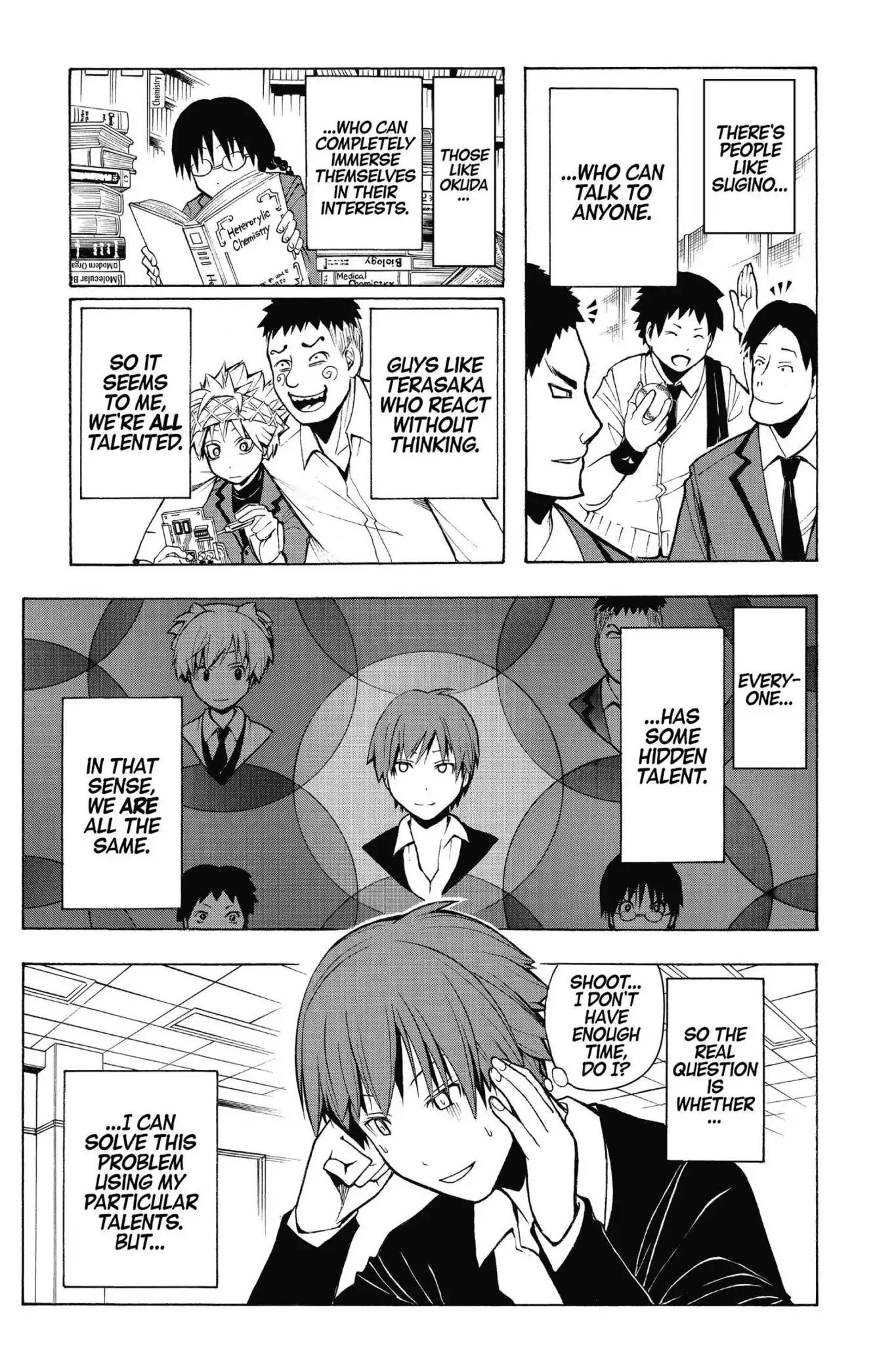 Ansatsu Kyoushitsu Chapter 122 page 6 - Chapter 122: Vol.14 CLASS 122: Time Squared