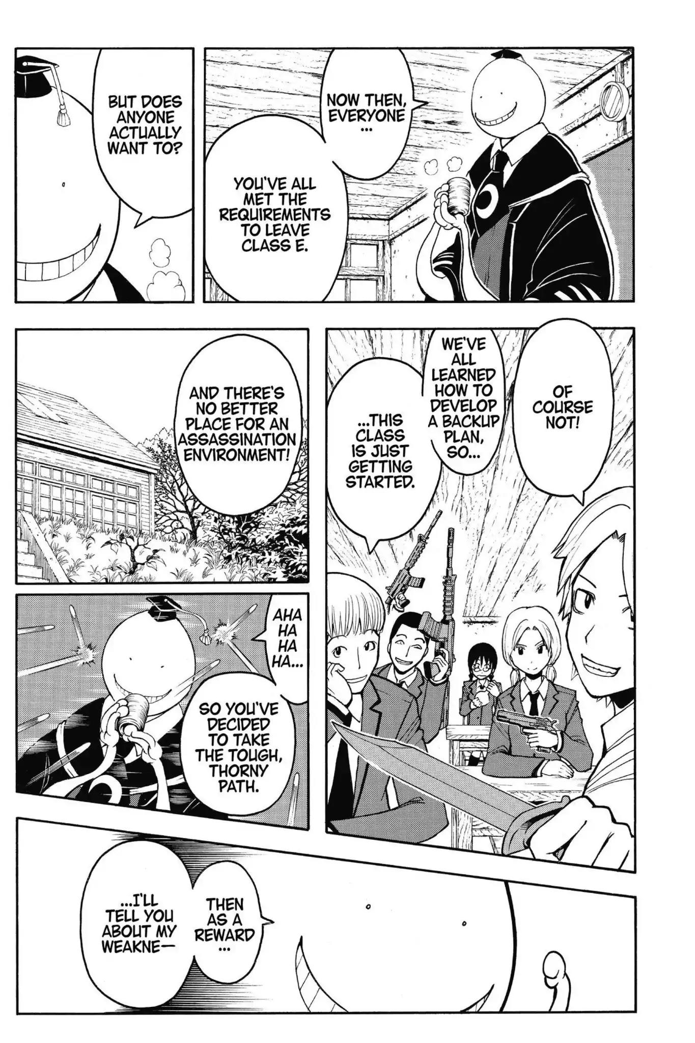 Ansatsu Kyoushitsu Chapter 123 page 15 - Chapter 123: Vol.14 CLASS 123: Time for a Revelation