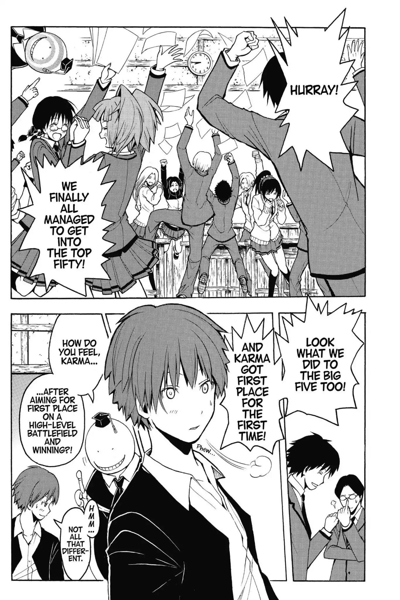 Ansatsu Kyoushitsu Chapter 123 page 5 - Chapter 123: Vol.14 CLASS 123: Time for a Revelation