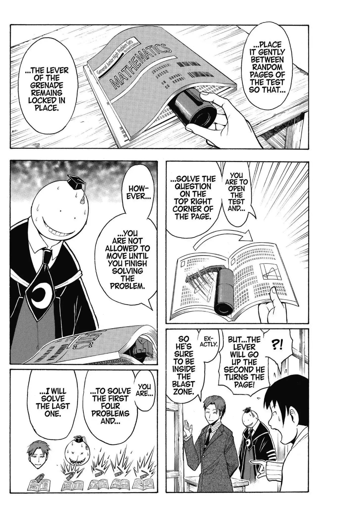 Ansatsu Kyoushitsu Chapter 124 page 5 - Chapter 124: Vol.14 CLASS 124: Time for a Teacher's Exam