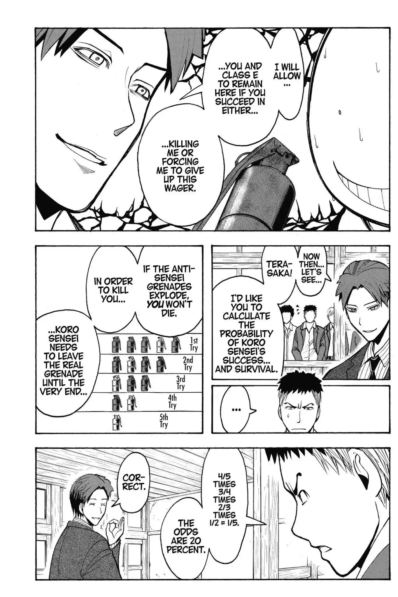 Ansatsu Kyoushitsu Chapter 124 page 6 - Chapter 124: Vol.14 CLASS 124: Time for a Teacher's Exam