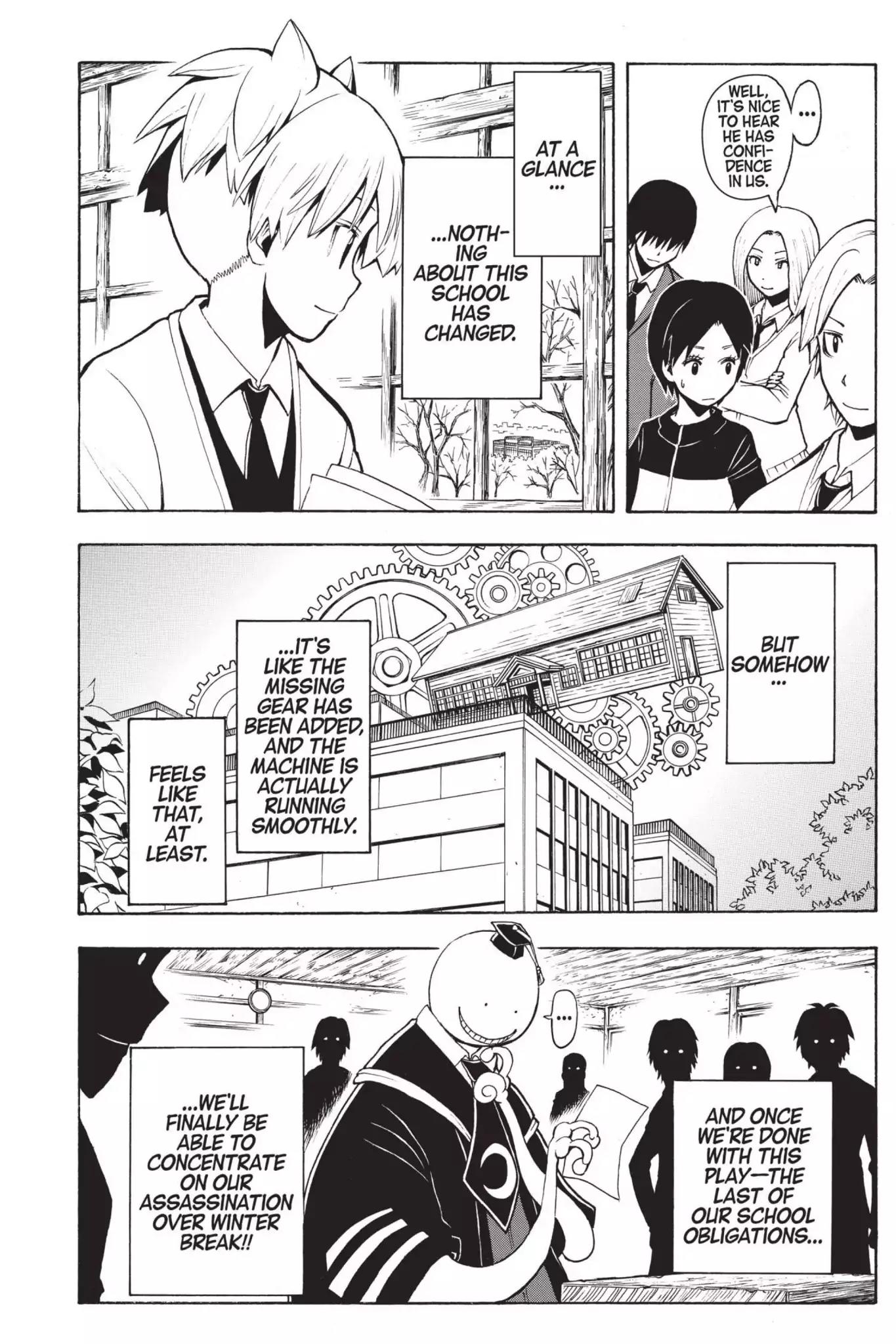 Ansatsu Kyoushitsu Chapter 127 page 4 - Chapter 127: Vol.15 CLASS 127: Showtime!