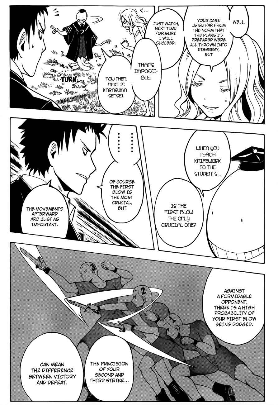 Ansatsu Kyoushitsu Chapter 13 page 12 - Chapter 13 : Spinning Time.