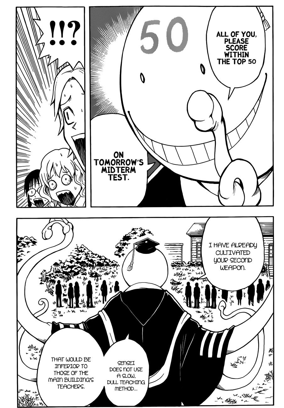 Ansatsu Kyoushitsu Chapter 13 page 19 - Chapter 13 : Spinning Time.