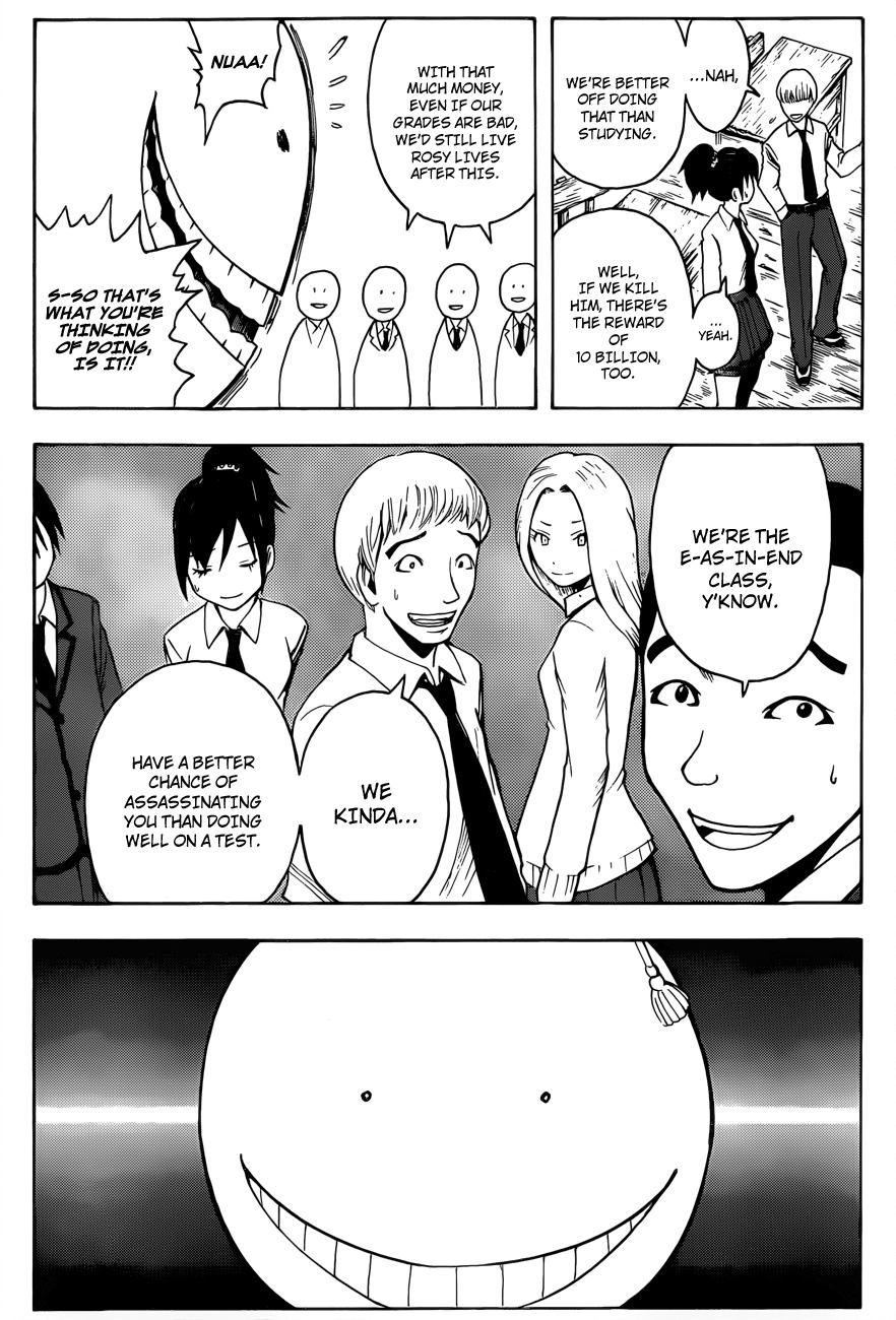 Ansatsu Kyoushitsu Chapter 13 page 7 - Chapter 13 : Spinning Time.