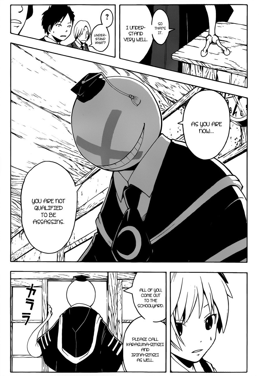 Ansatsu Kyoushitsu Chapter 13 page 8 - Chapter 13 : Spinning Time.