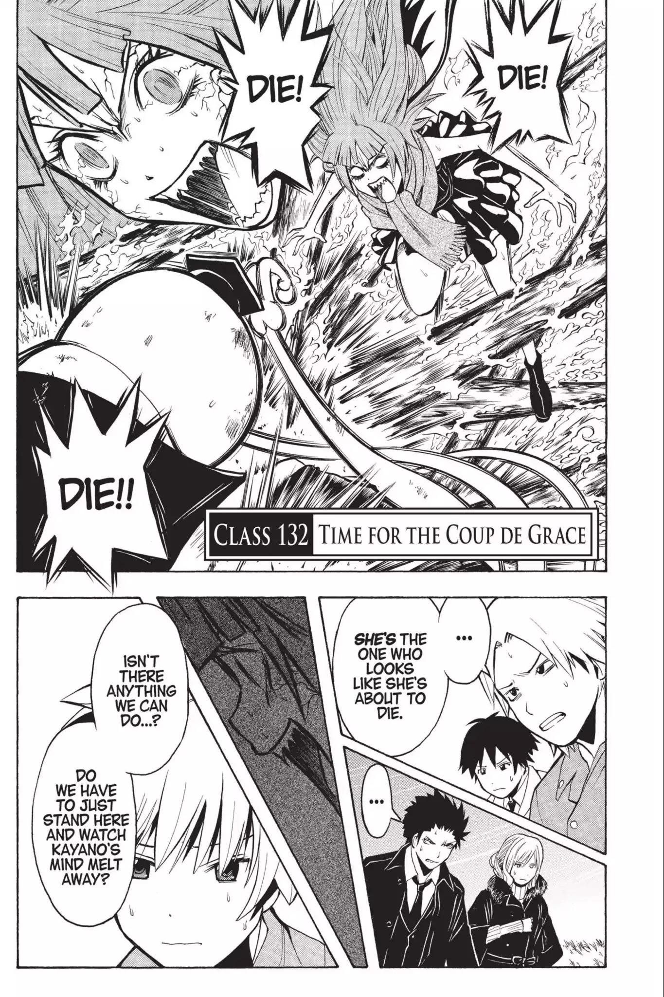 Ansatsu Kyoushitsu Chapter 132 page 1 - Chapter 132: Vol.15 CLASS 132: Time for the Coup de Grace