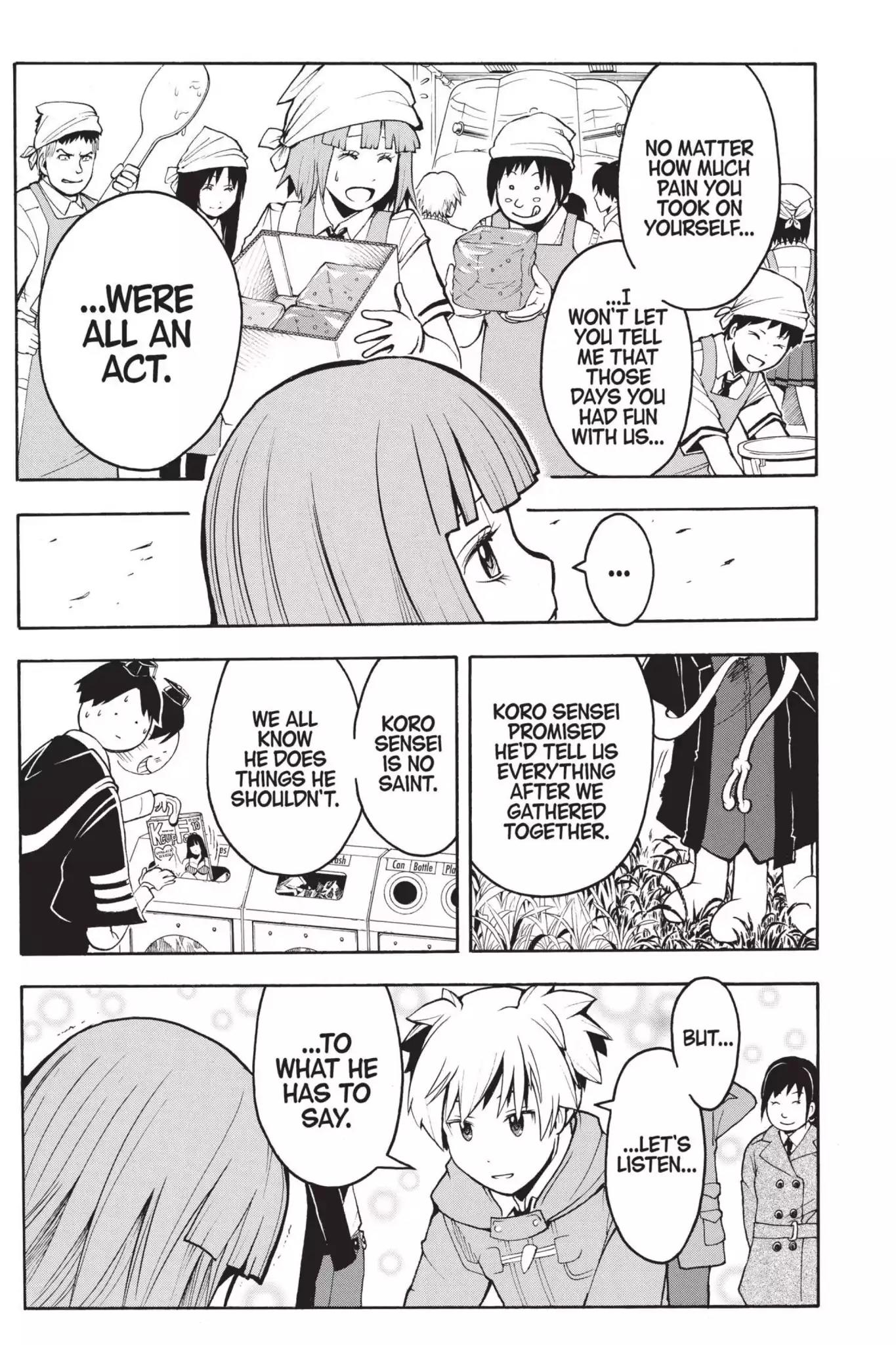 Ansatsu Kyoushitsu Chapter 133 page 11 - Chapter 133: Vol.15 CLASS 133: Time for a Confession