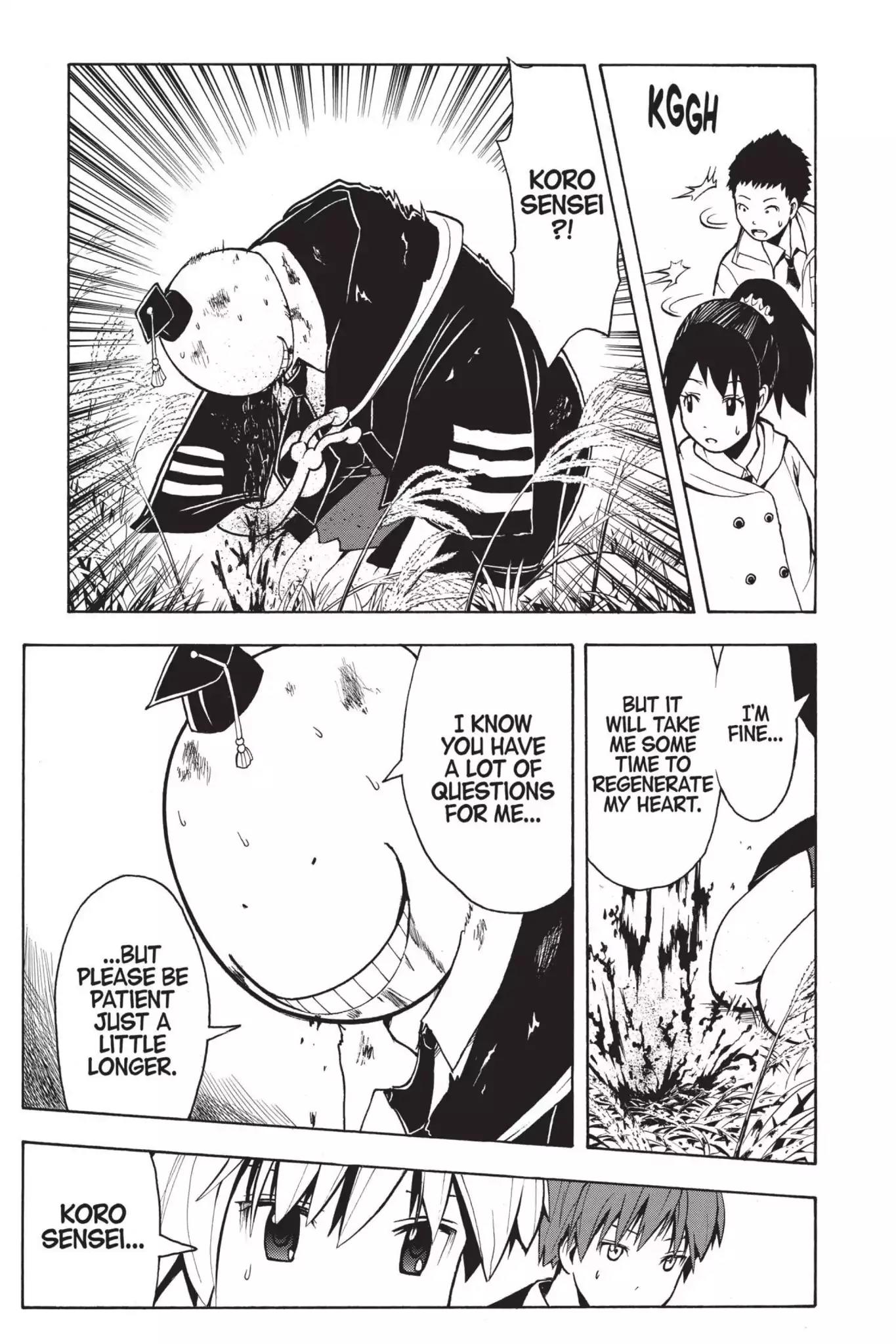 Ansatsu Kyoushitsu Chapter 133 page 3 - Chapter 133: Vol.15 CLASS 133: Time for a Confession