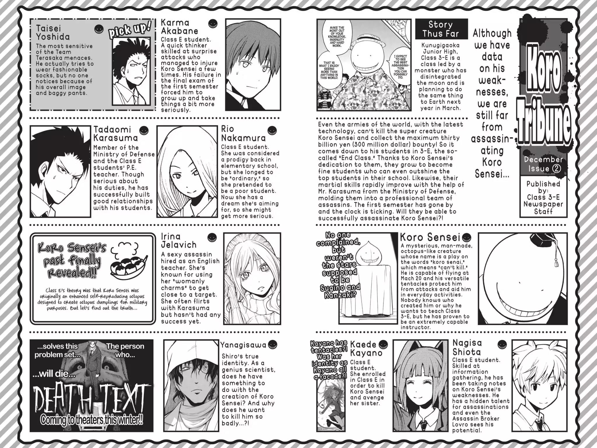 Ansatsu Kyoushitsu Chapter 134 page 5 - Chapter 134: Vol.16 CLASS 134: Time for the Past