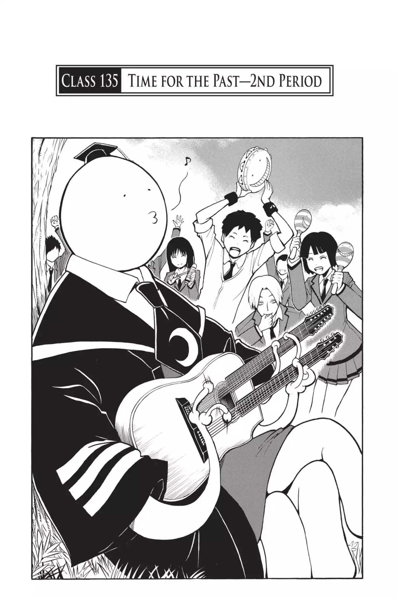 Ansatsu Kyoushitsu Chapter 135 page 1 - Chapter 135: Vol.16 CLASS 135: Time for the Past-2nd Period
