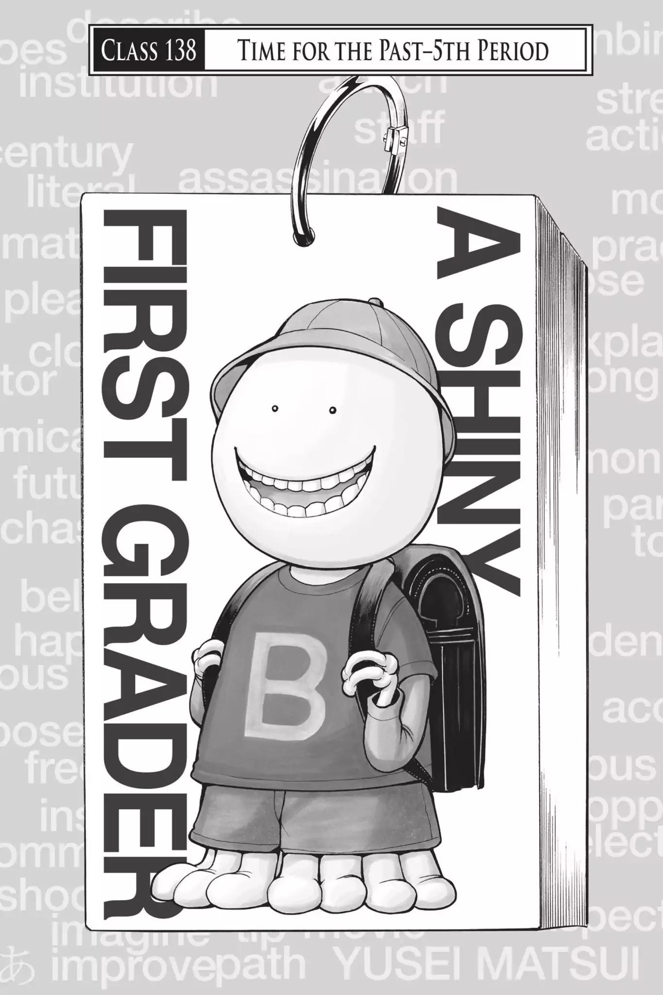 Ansatsu Kyoushitsu Chapter 138 page 1 - Chapter 138: Vol.16 CLASS 138: Time for the Past-5th Period