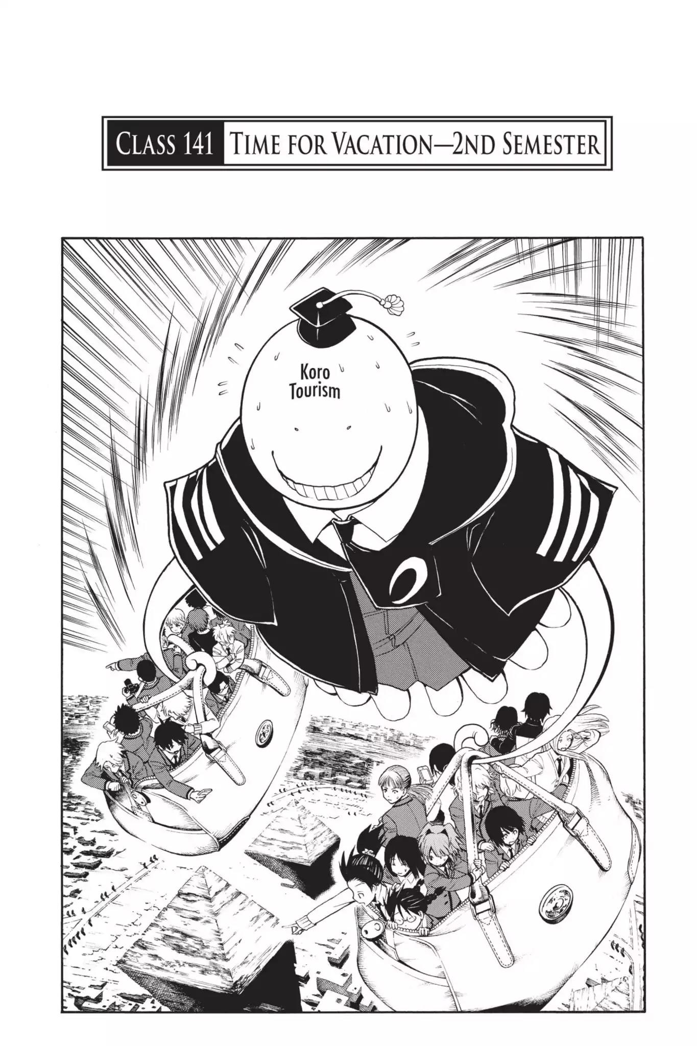 Ansatsu Kyoushitsu Chapter 141 page 2 - Chapter 141: Vol.16 CLASS 141: Time for Vacation-2nd Semester