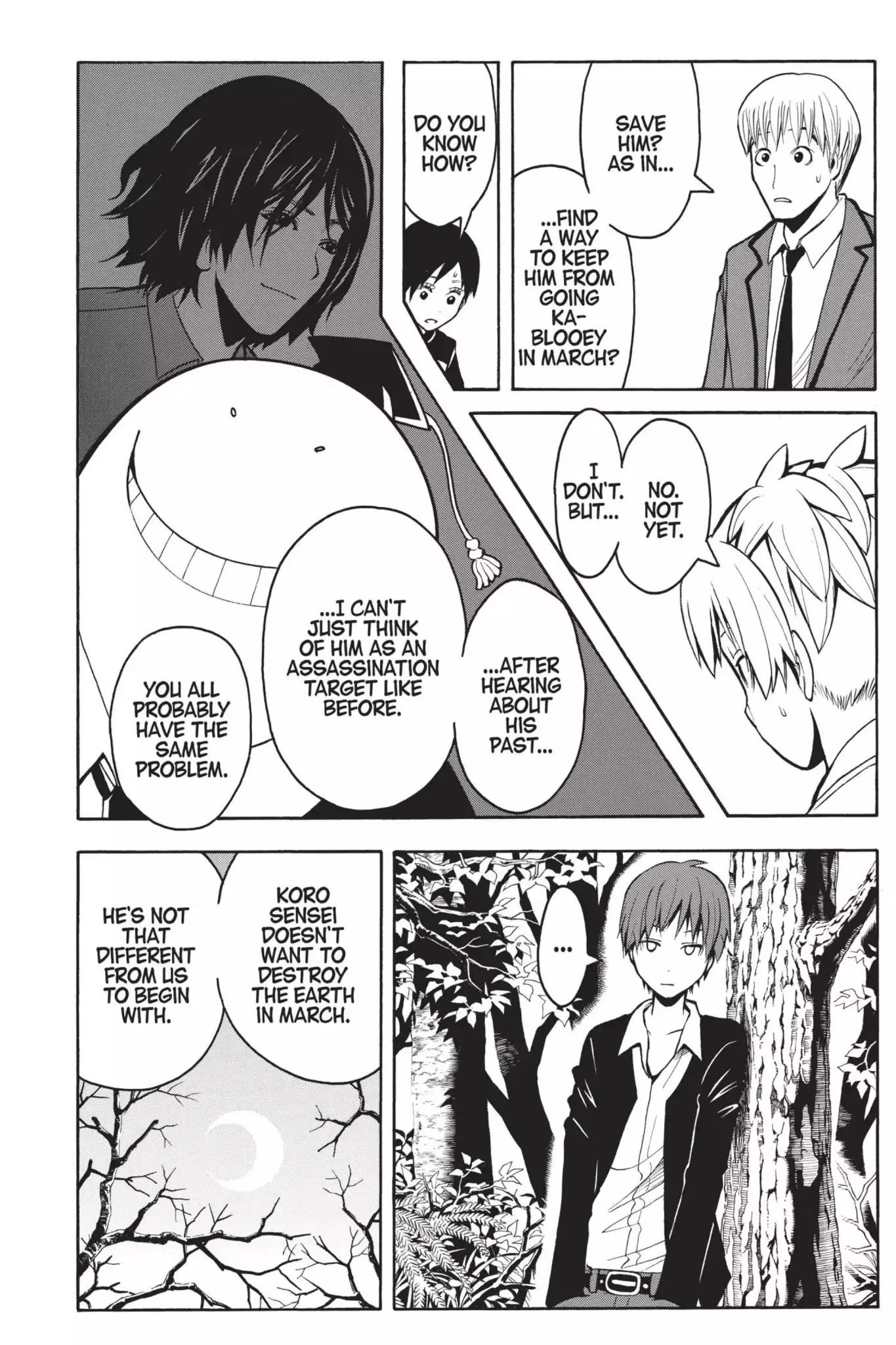 Ansatsu Kyoushitsu Chapter 142 page 16 - Chapter 142: Vol.16 CLASS 142: Time for Doubts