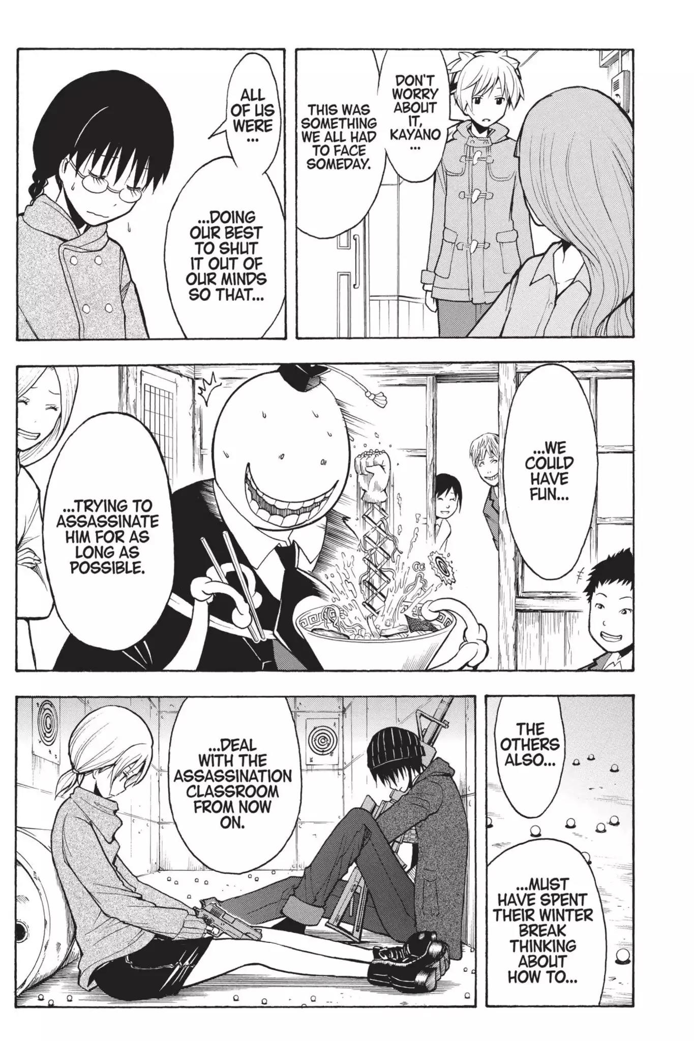 Ansatsu Kyoushitsu Chapter 142 page 3 - Chapter 142: Vol.16 CLASS 142: Time for Doubts